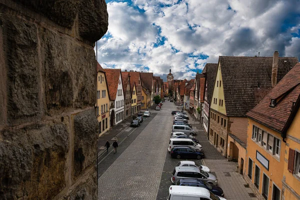 Rothenburg ob der Tauber, старовинне середньовічне місто в Німеччині поблизу Нюрнберга — стокове фото