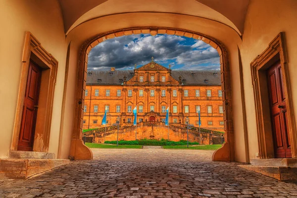 Kloster banz benediktinský klášter u špatného štábu, Německo — Stock fotografie