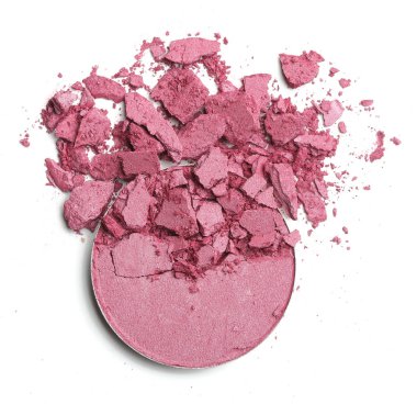 Ezilmiş göz farı makyaj için. İzole