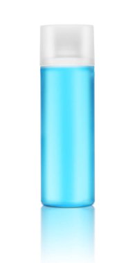 Beyaz bir arka plan üzerinde izole boş kozmetik ürün.