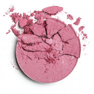 Ezilmiş göz farı makyaj için. İzole