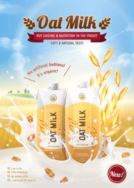 Yulaf sütü reklamlar