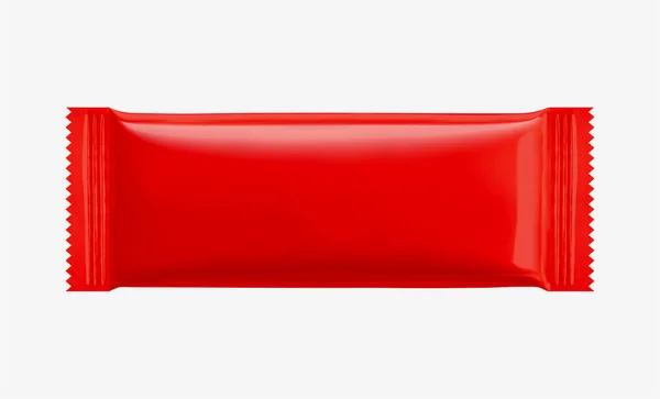 Gebäckverpackung mit rotem Keks — Stockvektor