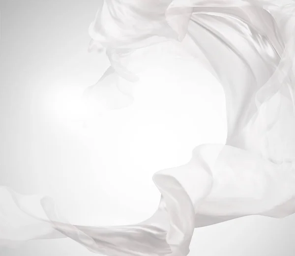 Satin volant blanc — Image vectorielle