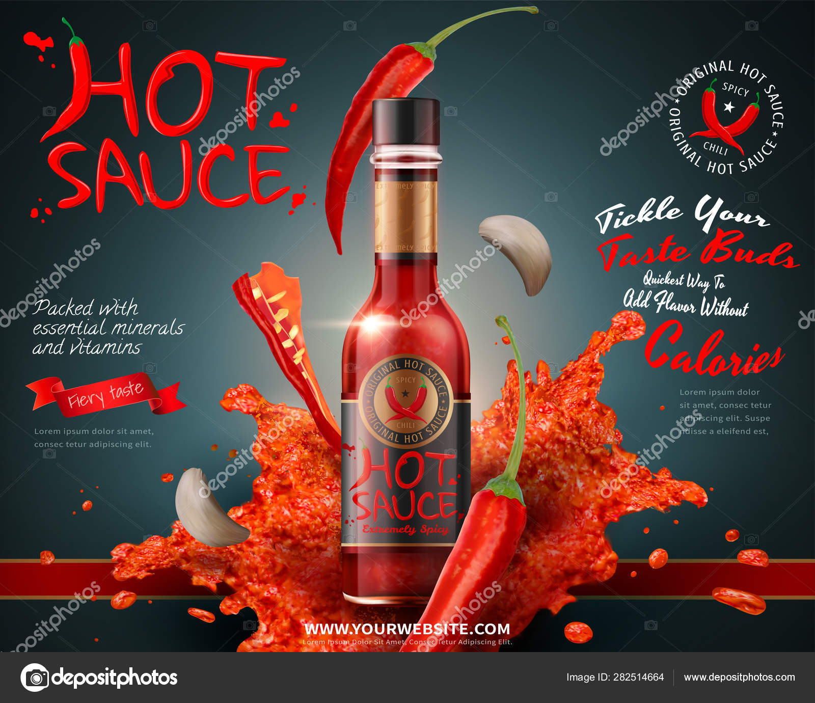 Hot Sauce Product Ads Stock Vector Image By kchungtw 282514664 hot-sauce-product-ads-stock-vector-image-by-kchungtw-282514664