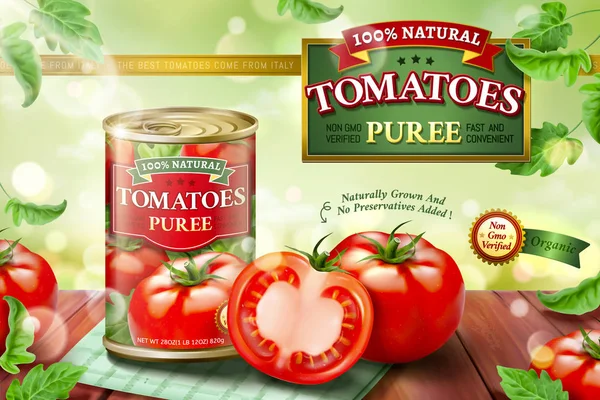 Konserve domates püresi reklamları