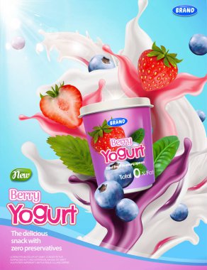 Berry yoğurt reklamları