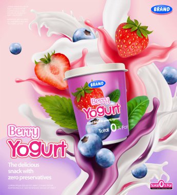 Berry yoğurt reklamları