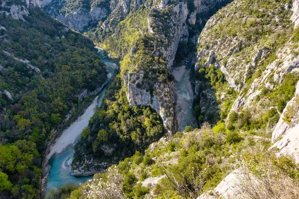 Ущелья Вердона Parc Naturel Rgional Pnr Des Pralpes Dazur — стоковое фото