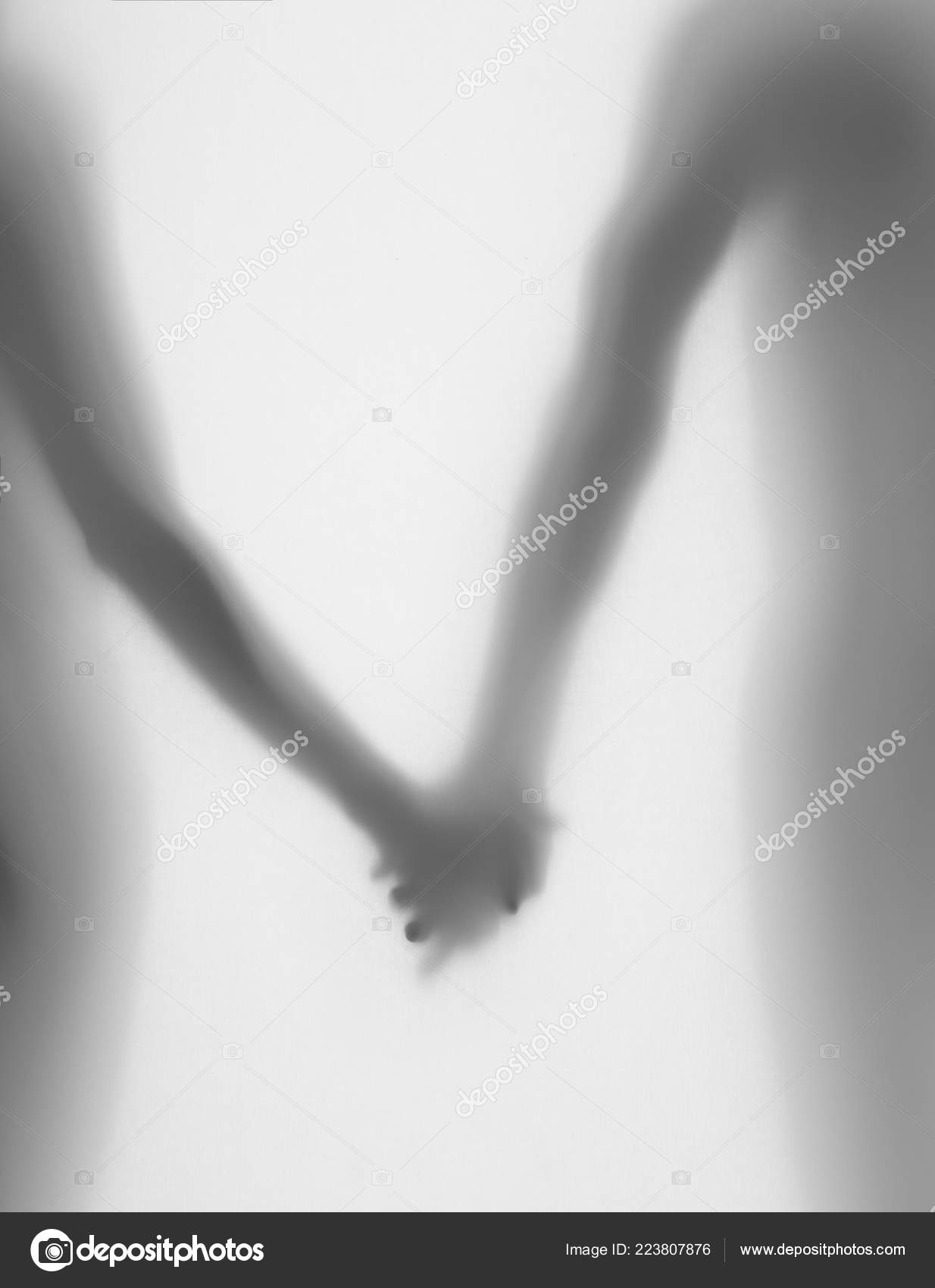 Body Parts Diffuse Silhouette Hands Couple Male Female Arms Holding