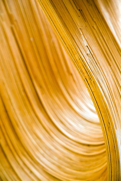 Corde Legno Curva Tuble Immagine Sfondo Astratta — Foto Stock