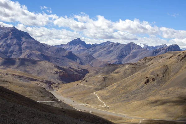 View Leh Manali Highway Road Himalayan Range Mountain Ladakh Jammu — Stock Photo, Image