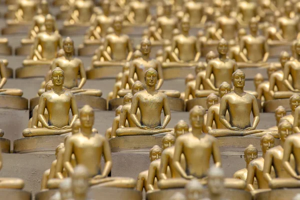 Million Golden Buddha Figurine Wat Phra Dhammakaya Buddhist Temple Bangkok — Stock Photo, Image
