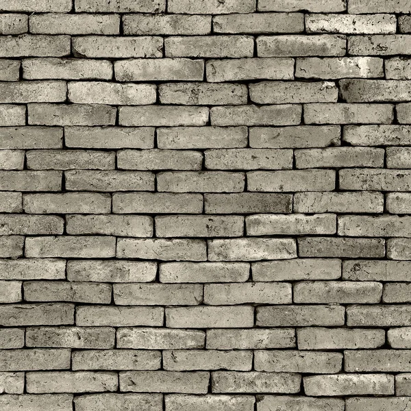 Gray Old Vintage Brick Wall Background Texture Black White — Stock Photo, Image