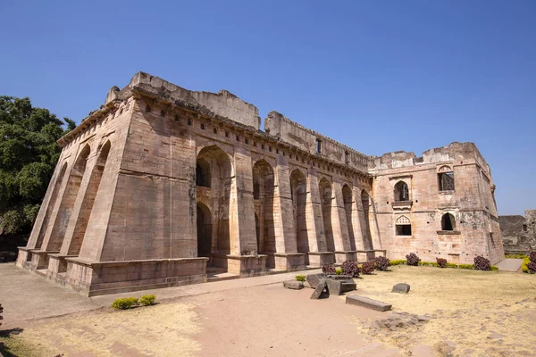 Jahaz Mahal Fartyget Palace Soluppgången Mandusås Madhya Pradesh Indien Gammal — Stockfoto