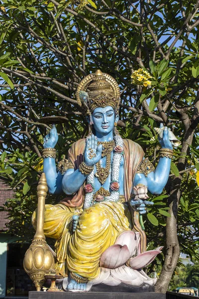 Άγαλμα Του Σίβα Ινδουιστικό Idol Στον Δρόμο Κοντά Στην Ubud — Φωτογραφία Αρχείου