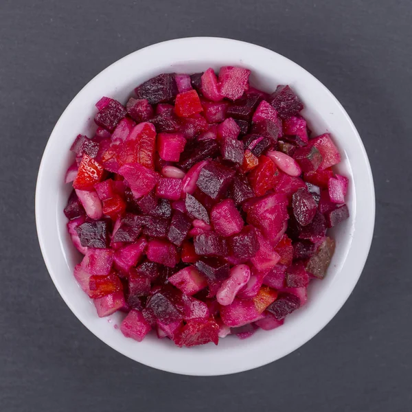 Healthy Eating Food Dieting Vegetarian Concept Home Made Vinaigrette Salad — Stock Photo, Image