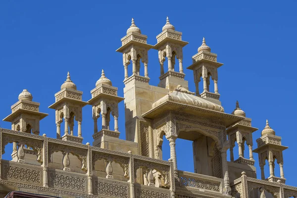 Detalhe Arquitetura Cidade Jaisalmer Índia Fechar — Fotografia de Stock