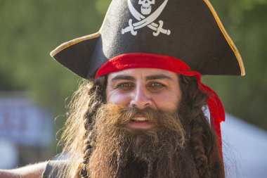 Budapeşte, Macaristan - 15 Ağustos 2017: Bilinmeyen bir katılımcıların müzik festivali Sziget biri. Sziget Festivali, Özgürlük Adası 452.000 vatandaşların toplam sayısı ile sona erdi