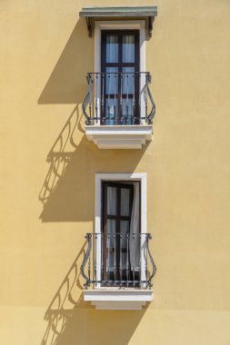 Türkiye'de bir evin dekoratif balkon
