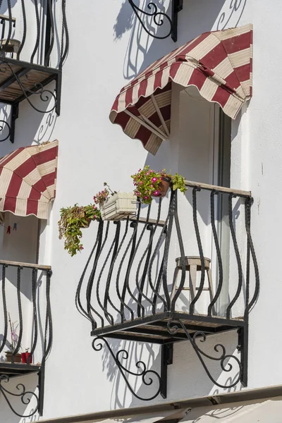 Decorative balcony of a house in Turkey — Stock Photo, Image