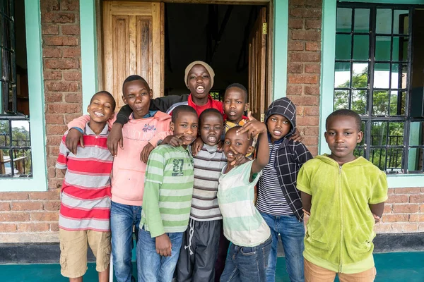 Arusha Tanzania Dicembre 2019 Bambini Africani Non Identificati Una Scuola — Foto Stock