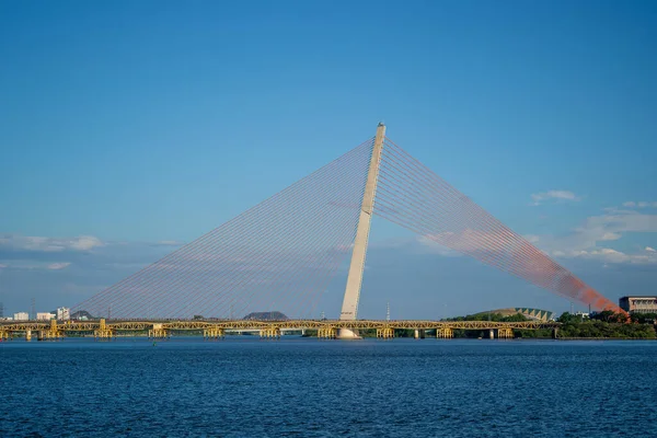Danang Vietnam Juni 2020 Scenisk Över Hanfloden Bridge Eller Cau — Stockfoto