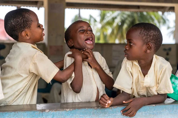 Zanzíbar Tanzania Enero 2020 Niños Africanos Identificados Una Escuela Local —  Fotos de Stock