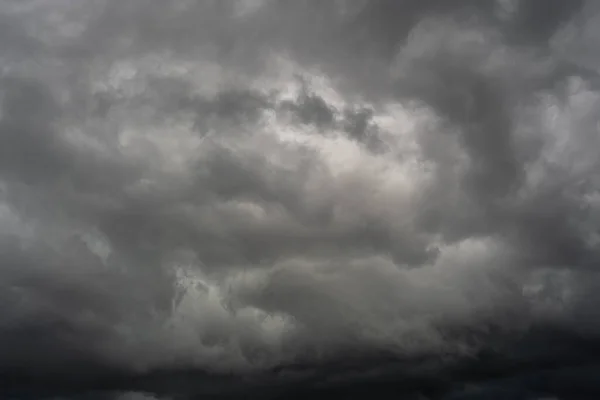 Bewölkt Stürmischen Schwarz Weiß Dramatischen Himmel Hintergrund Vietnam — Stockfoto