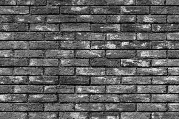 Fond Vieille Texture Murale Brique Vintage Noir Blanc — Photo