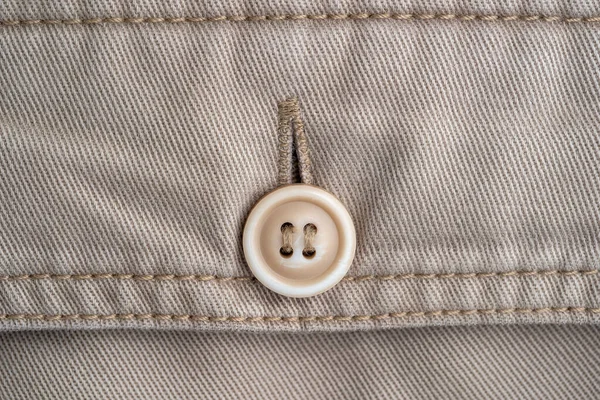 Τσέπη Κουμπί Κλείσε Πλάτη Άποψη Κουμπιά Pocketon Παντελόνι — Φωτογραφία Αρχείου