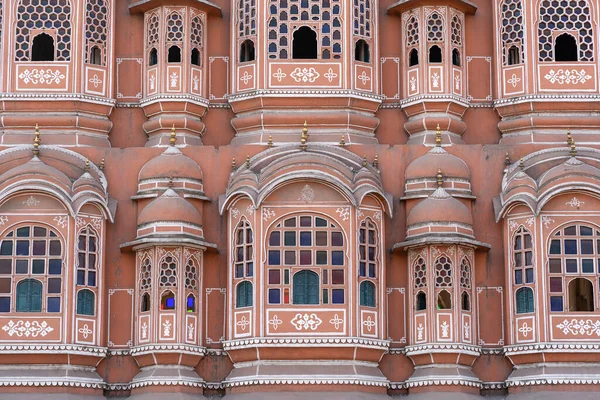 Hawa Mahal Różowy Pałac Wiatrów Starym Mieście Jaipur Rajasthan Indie — Zdjęcie stockowe