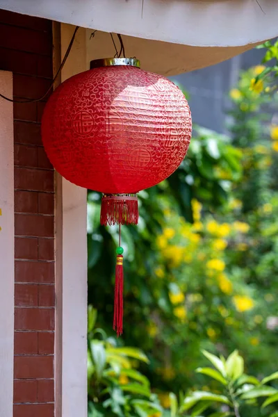 在越南府口岛的街道上 中国的红灯笼成了中国新年的节日 — 图库照片