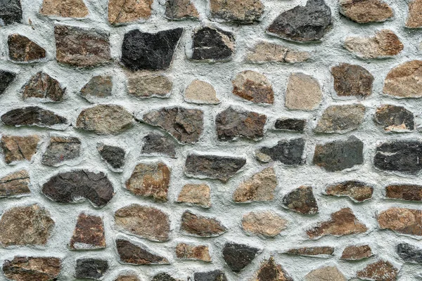 Hintergrund Textur Der Steinmauer Nahaufnahme Fassade Aus Naturstein Textur Der — Stockfoto