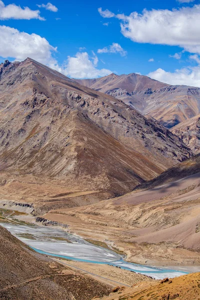 Himalayan Mountain Landscape Leh Manali Highway India Majestic Rocky Mountains — Stock Photo, Image