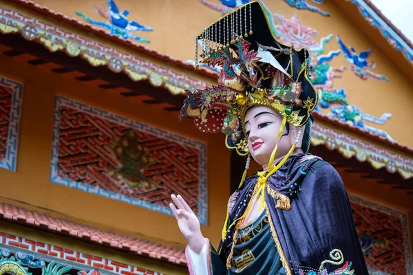 Vietnam Danang Kentindeki Budist Tapınağında Buda Heykeli Kapat — Stok fotoğraf