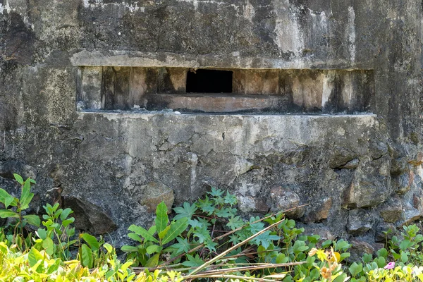 Vietnamesisk Armerad Betongbunker Belägen Lao Cham Nära Danang Vietnam Försvarskustlinjen — Stockfoto