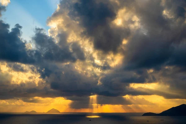 Paisaje Amanecer Cabo Hon Chong Nha Trang Provincia Khanh Hoa — Foto de Stock