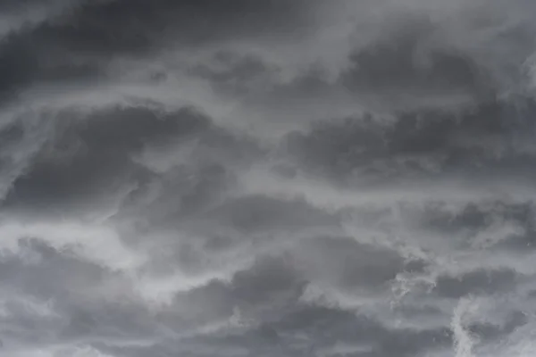 Bewölkt Stürmischen Schwarz Weiß Dramatischen Himmel Hintergrund Vietnam — Stockfoto