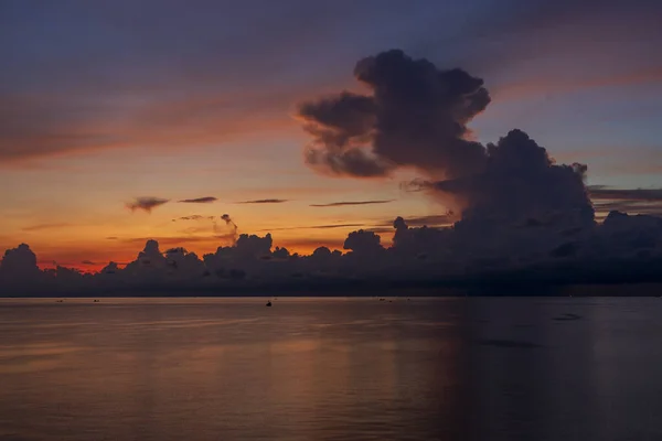 Landskap Soluppgång Phu Quoc Vietnam Resor Och Natur Koncept Morgonhimmel — Stockfoto