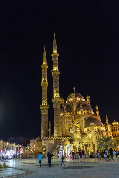 埃及沙姆沙伊赫 2018年5月23日 埃及南西奈沙姆沙伊赫旧城市场的萨哈巴清真寺 — 图库照片