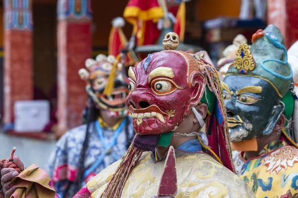 Lamayuru Gompa Jammu Cachemire Inde Juin 2015 Moine Portant Des — Photo