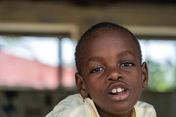 Zanzíbar Tanzania Enero 2020 Niños Africanos Identificados Una Escuela Local — Foto de Stock