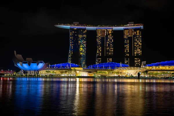 Singapore City Singapore March 2019 Marina Bay Sands Integrated Resort Stock Image