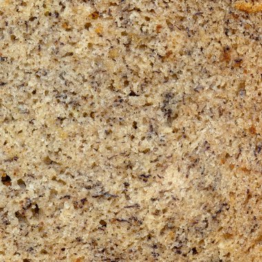 Sağlıklı tatlı atıştırmalığı geçmişi. Soyut arkaplan ya da doku ev yapımı muz keki, yakın plan, üst görünüm