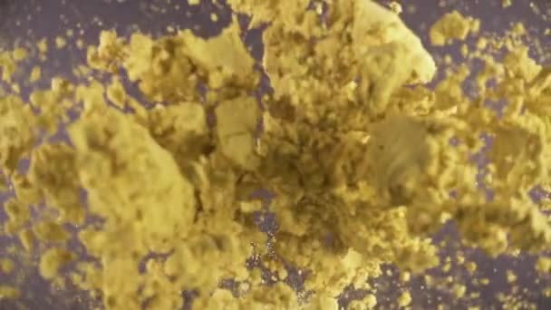 Slow motion torra kryddor faller ner — Stockvideo
