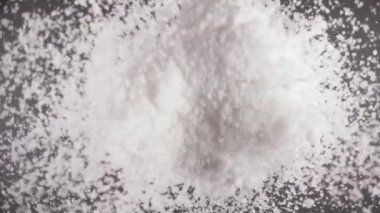 Ağır çekim kamera altından tuz falls