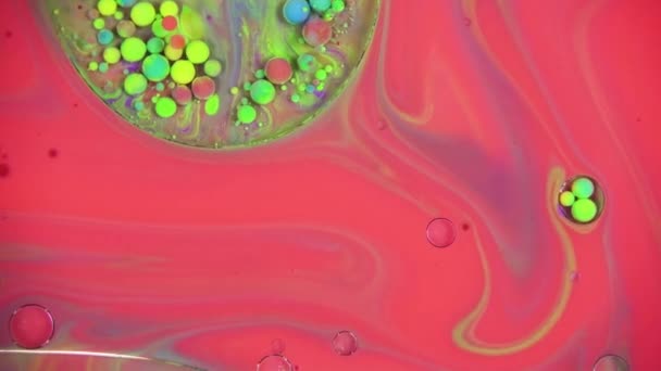 Su bazlı boyalar tarafından oluşturulan arka plan — Stok video