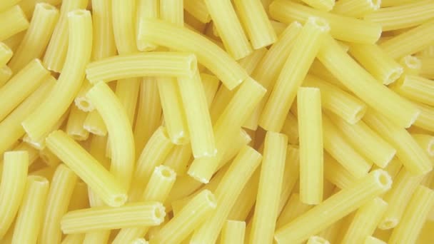 Pasta de fondo girar en sentido horario vista superior — Vídeos de Stock