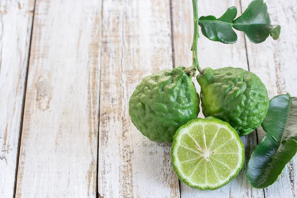 Cross Section Bergamot Atau Bergamot Slice Close Bergamot Pada Latar — Stok Foto